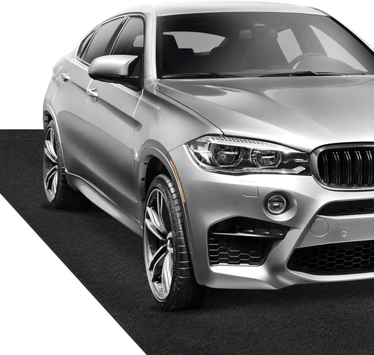 LINLA Premium Absorbent Oil Mat Contains Liquid Garage Floor Mat, Reusable, Washable, Protects Garage Floor or Driveway Surface, Shop,Parking, 7.4 ft x 20 ft