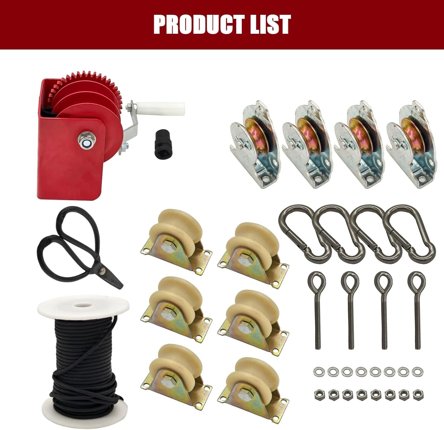 Overhead Garage Storage Rack - Heavy-duty Lifting Garage Ceiling Storage Rack,Adjustable Organization System, 300lbs Weight, Easy Installation & Operation