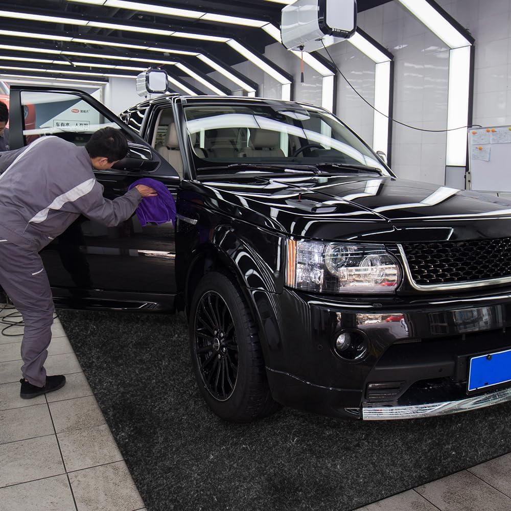 Armor All Premium Garage Floor Mat 60"x72" - Absorbent Oil Spill Mat, Waterproof Driveway & Garage Surface Protection, Reusable Washable Durable Maintenance Mat for Automotive Workshop