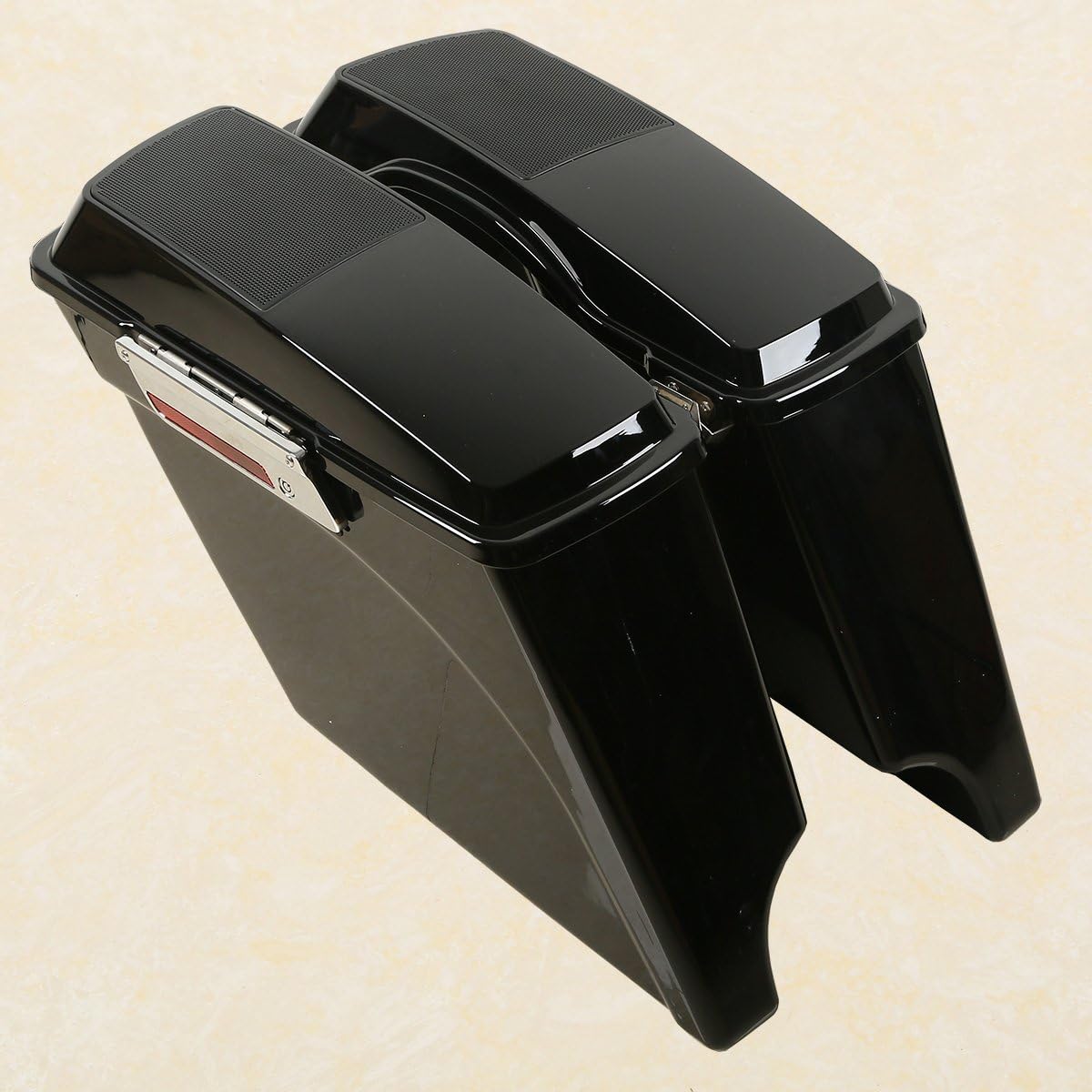 XFMT 5" Stretched Saddlebags Extended Saddle Bags W/ 6x9 Speaker Llids For Harley Touring Road King Street Glide Road Glide Electra Glide Ultra Classic 1993-2013