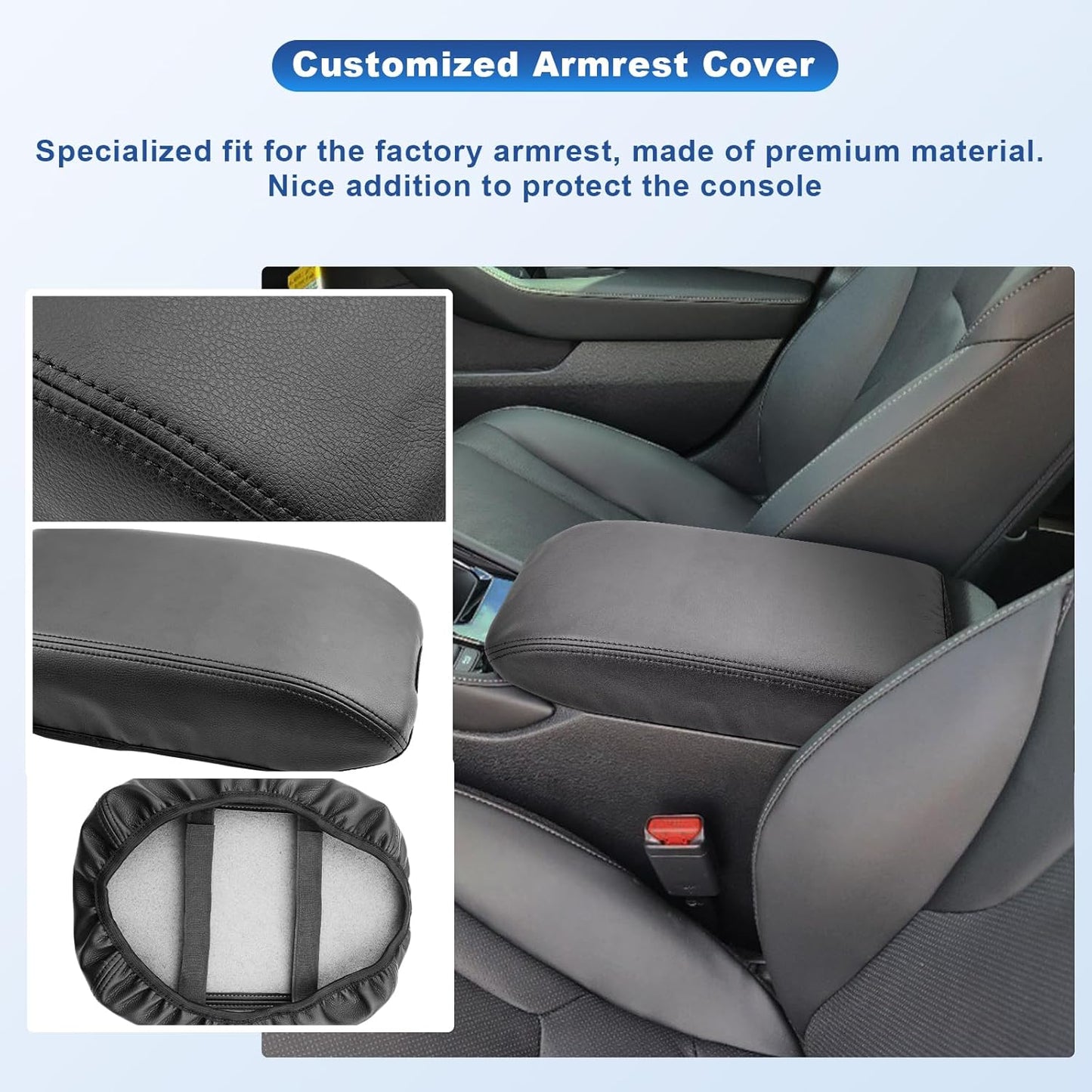 CDEFG 2023 2024 2025 Accord Center Console Cover for 2023-2025 Accord Hybrid Armrest Cover Center Console Pad Arm Rest Cushion 2023 2024 2025 Accord Hybrid 11th Gen Accord Accessories