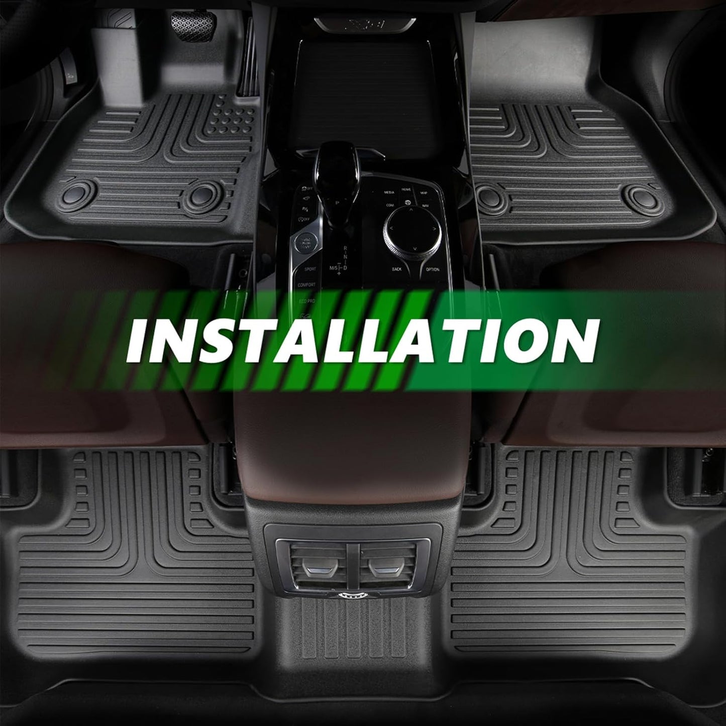 for Buick Enclave Floor Mats 2025,Car Mats for Buick Enclave All Weather Cargo Liner Accessories 2025 Set