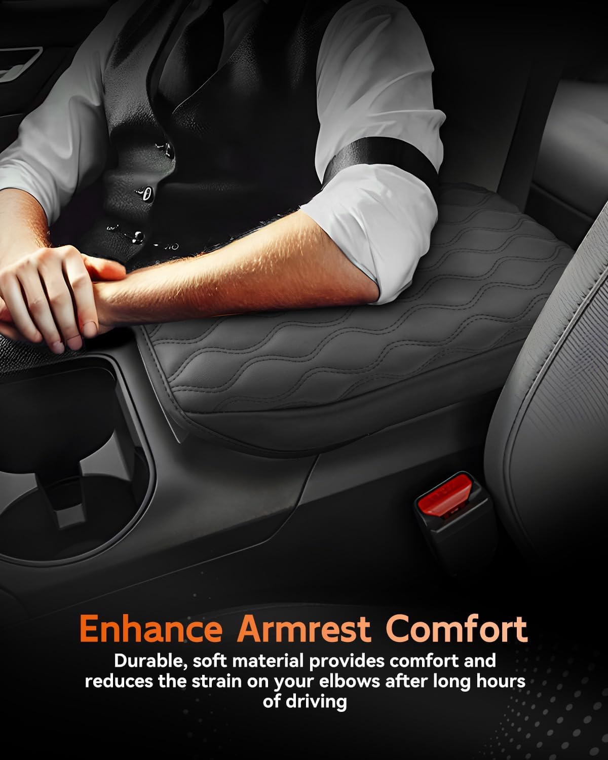 CDEFG for Subaru Outback 2020-2025 Center Console Cover Armrest Box Cover for Outback 2020 2021 2022 2023 2024 2025 Accessories Console Arm Rest Protector Thickened