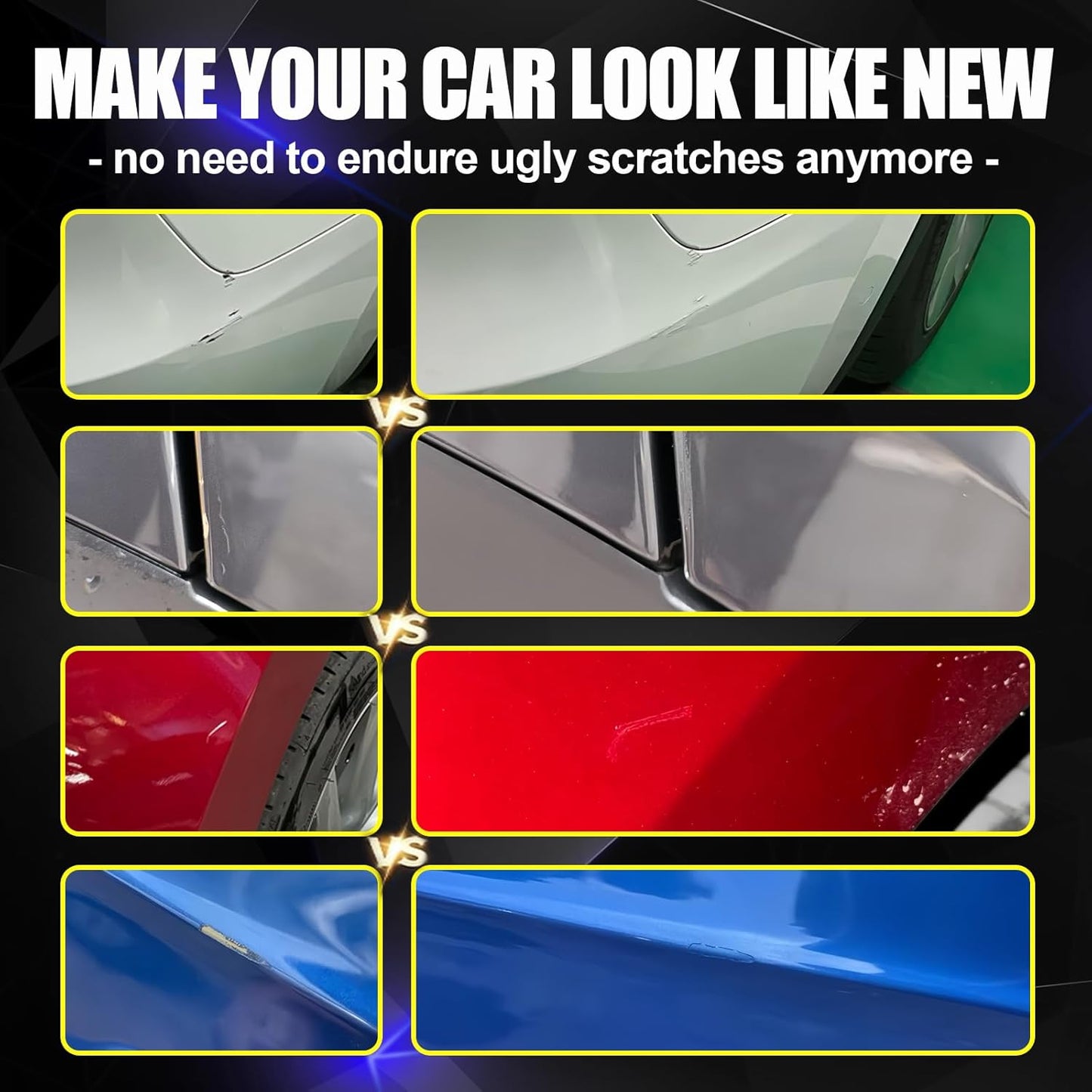 KIKIMO for Tesla Touch Up Paint(Midnight Silver Metallic(PMNG)), Car Paint Repair Kit for Tesla Model Y/3/S/X, 2 In 1 Scratches Repair with Pen Tip and Brush, Color-Matched for Quick & Easy Fix