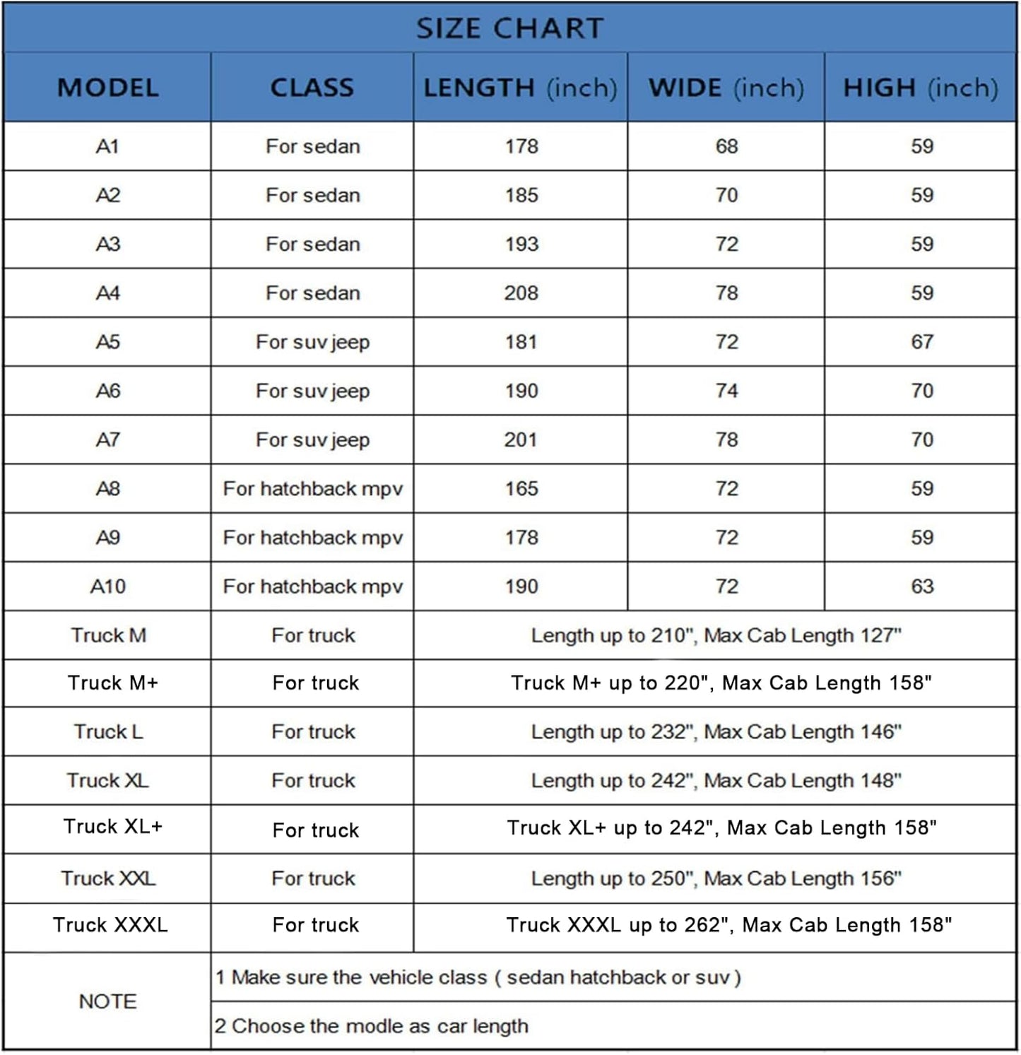 KouKou 6 Layers Car Cover Waterproof All Weather for Automobiles, Outdoor Full Exterior Covers Universal Fit BMW 3 Series 328i 330i, Toyota Corolla,Honda Civic,Chevy Cruze etc.(185 X 70 X 59 inches)