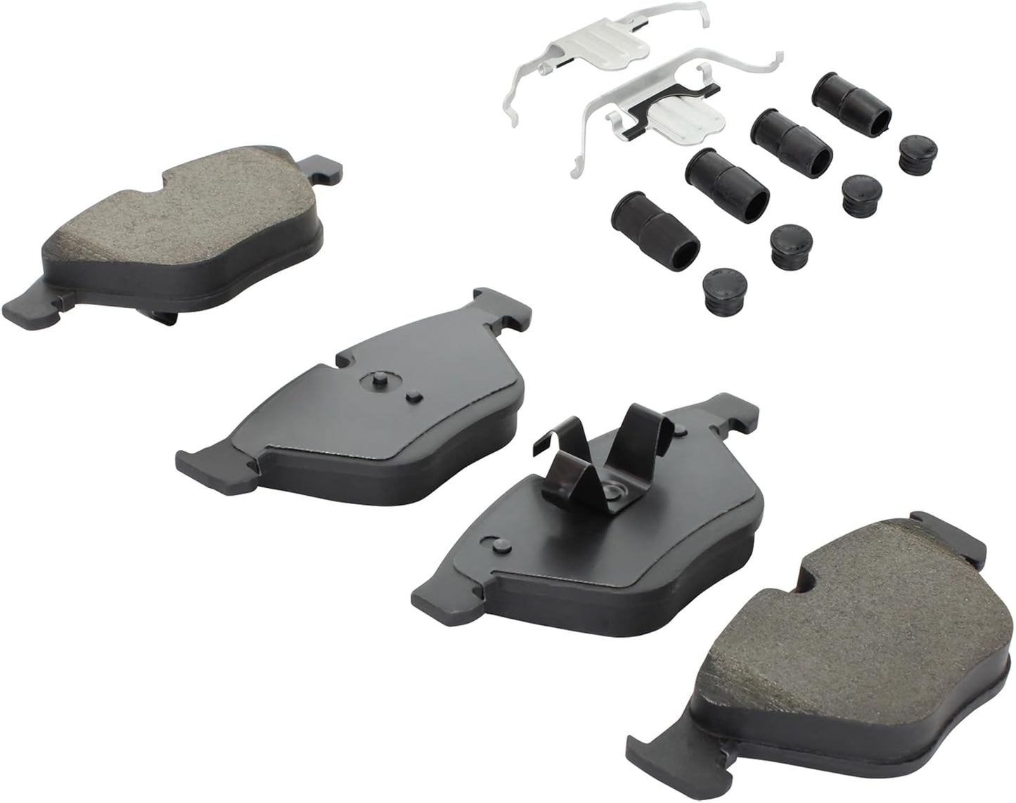 Premium Semi-Metallic Front Brake Pads (1001-1260M) Replacement for BMW 323i 2011-2010, 328i 2013-2007, 328i xDrive 2013-2009, 328xi 2008, X1 2010, X1 2015-2012