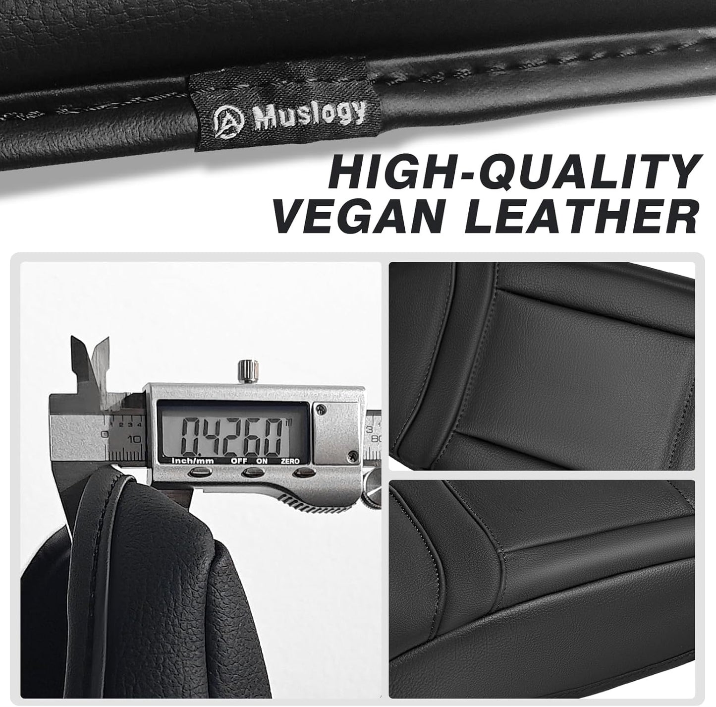 Muslogy Center Console Armrest Cover Compatible with Ford Explorer 2020-2024 2025 Comfort Armrest Pad Arm Rest Cushion Vegan Leather Protector Regular Thick