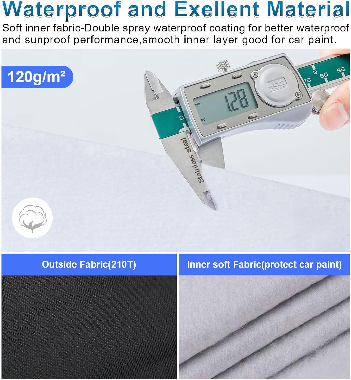 for Mercedes Benz E Car Cover Waterproof All Weather Heavy Duty Protection Outdoor Full Car Covers Windproof with Driver Side Zipper Compatible for Mercedes Benz E-Class 2006-2025 Sedan