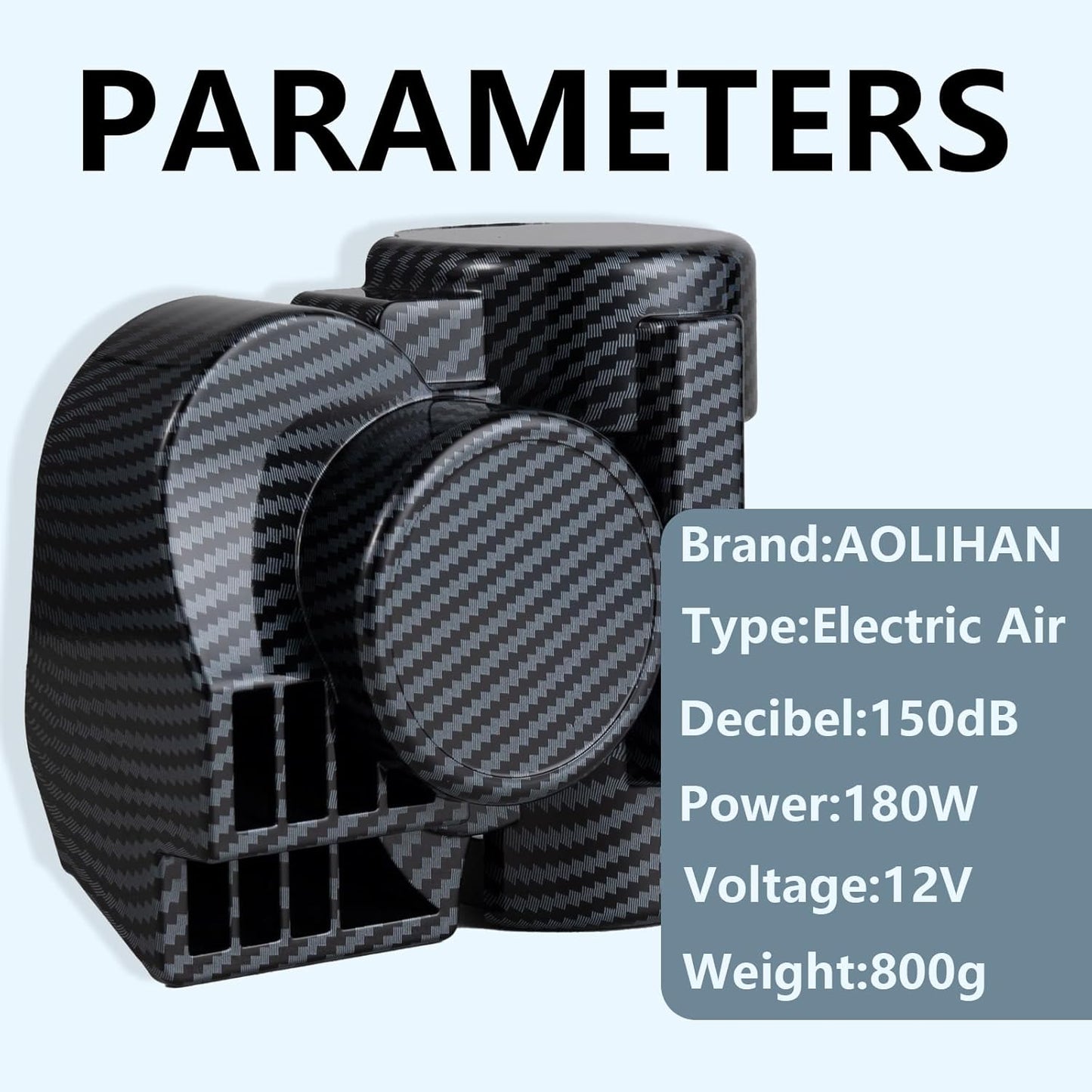 Train Horn Kit for Truck - 150DB Air Horn for Car, Motorcycle, Truck, Boat, & Pickup - 12V Super Loud horns with button, Motorbike-Compatible