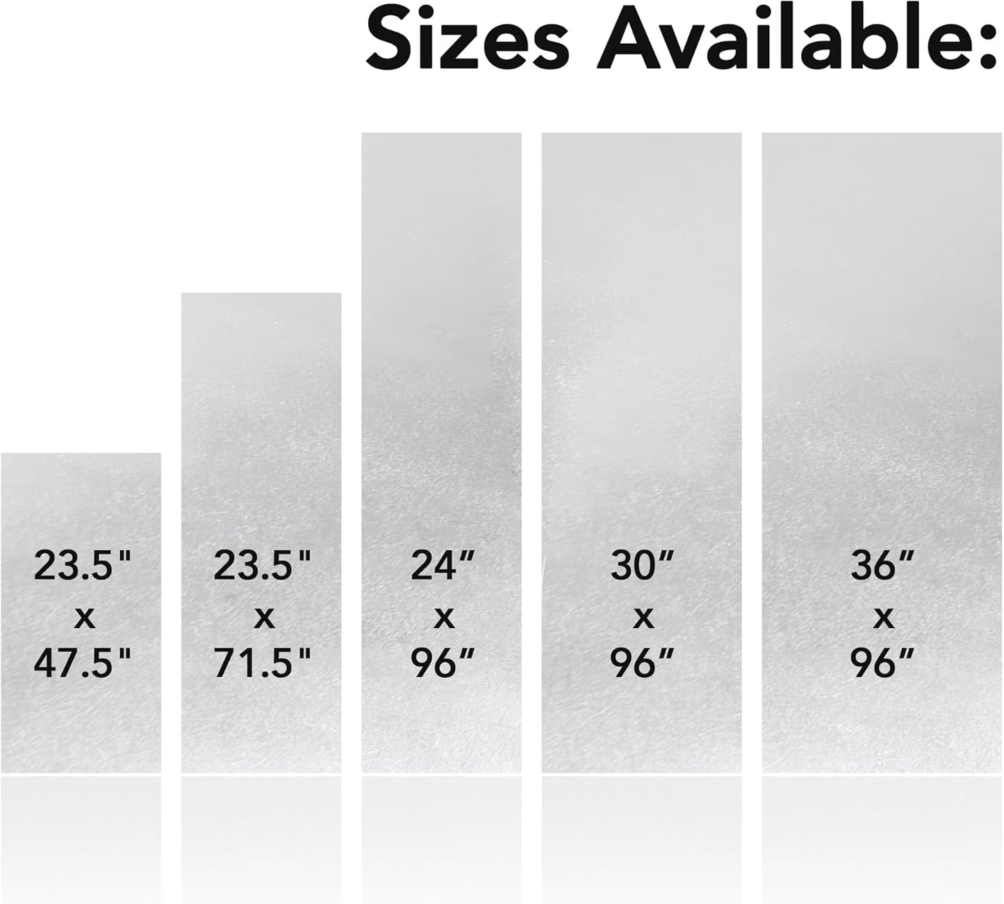 RESILIA Work Bench Mat - 23.5" X 47.5", Scratch-Resistant PVC Mats - Protect Your Workbench, Table, or Tool Station from Painting, Woodworking, Crafting, Building, & More, Clear, Made in The USA