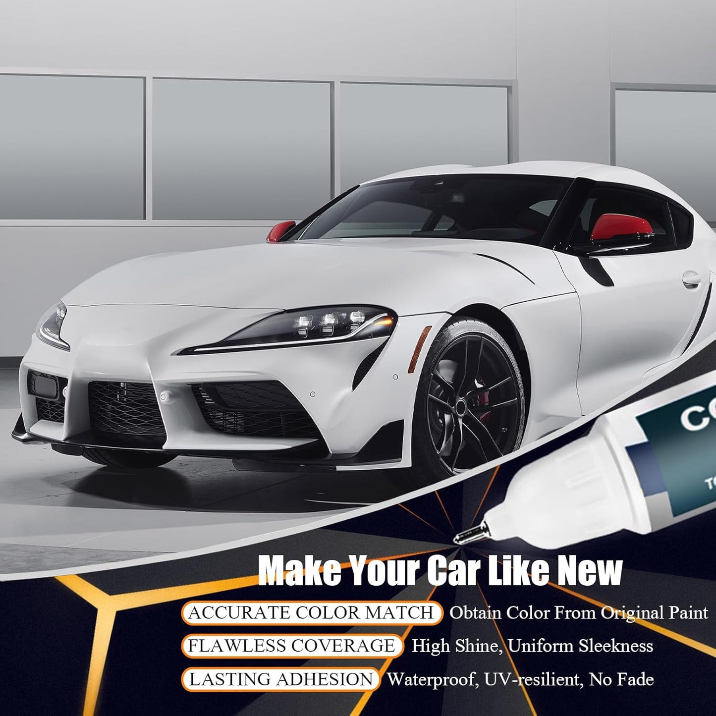 8S6 Dark/Nautical Blue Metallic Touch Up Paint for Toyota, Car Paint Pen Scratch Repair Two-In-One Touch Up Paint, Premium Car Scratch Remover for Deep Scratches