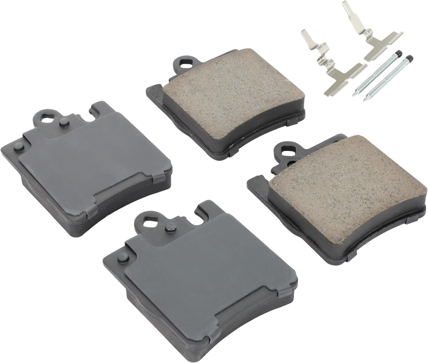 Premium Semi-Metallic Rear Brake Pads (1001-0876M) Compatible with 1996-2011 Mercedes-Benz (C200/C230/C240/C280/C320/C350/CLK280/CLK320/CLK350/CLK430/E280/E300/E320/E420/E430/SLK200)