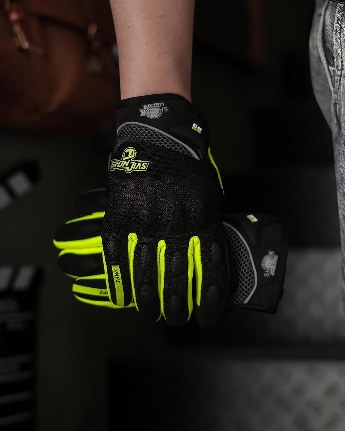 BORLENI Motorcycle Riding Gloves Touch Screen Full Finger Glove Motocross Road Racing Bike Outdoor Sports for Women Men