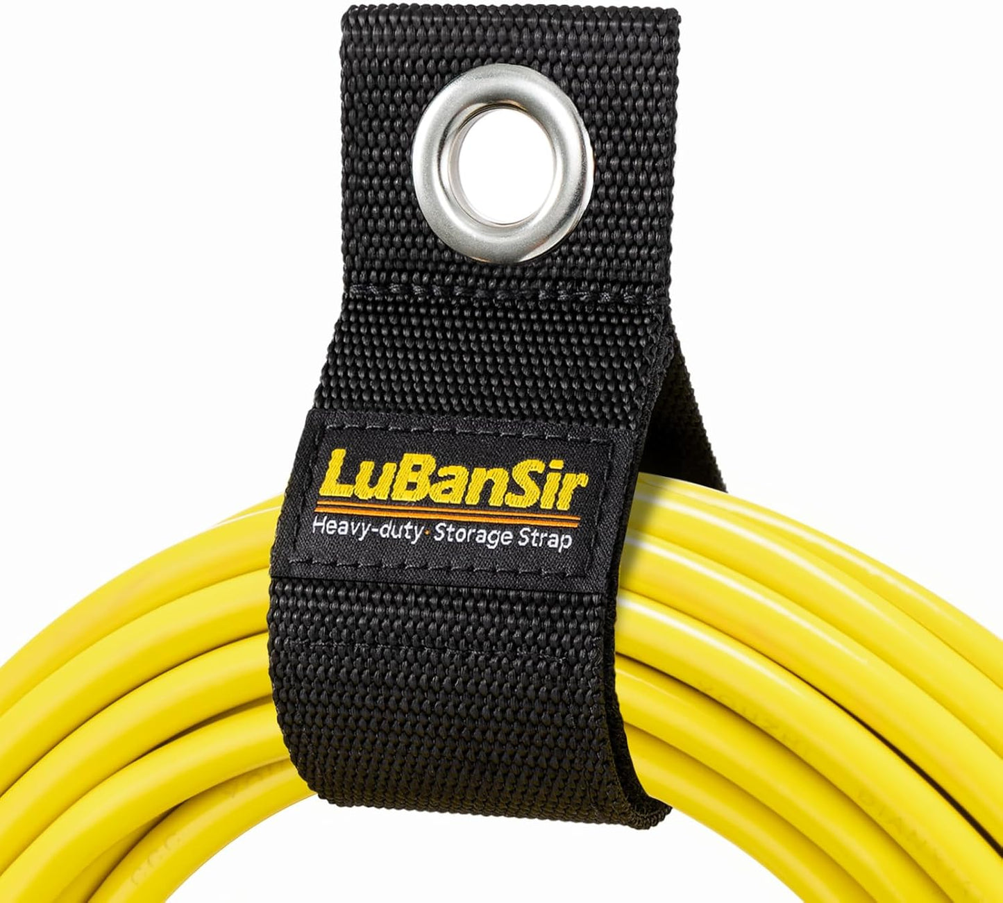 LuBanSir 9 Pack Extension Cord Holder Organizer, 13-inch Heavy Duty Storage Straps for Garden Hose Storage and Garage Wall Organization