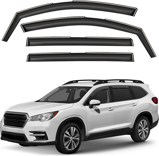 Window Deflectors Smoke Tinted in-Channel Side Window Vent Visor Deflectors Rain Guards Compatible with Ascent 2019-2025 - 4pcs. GW0882