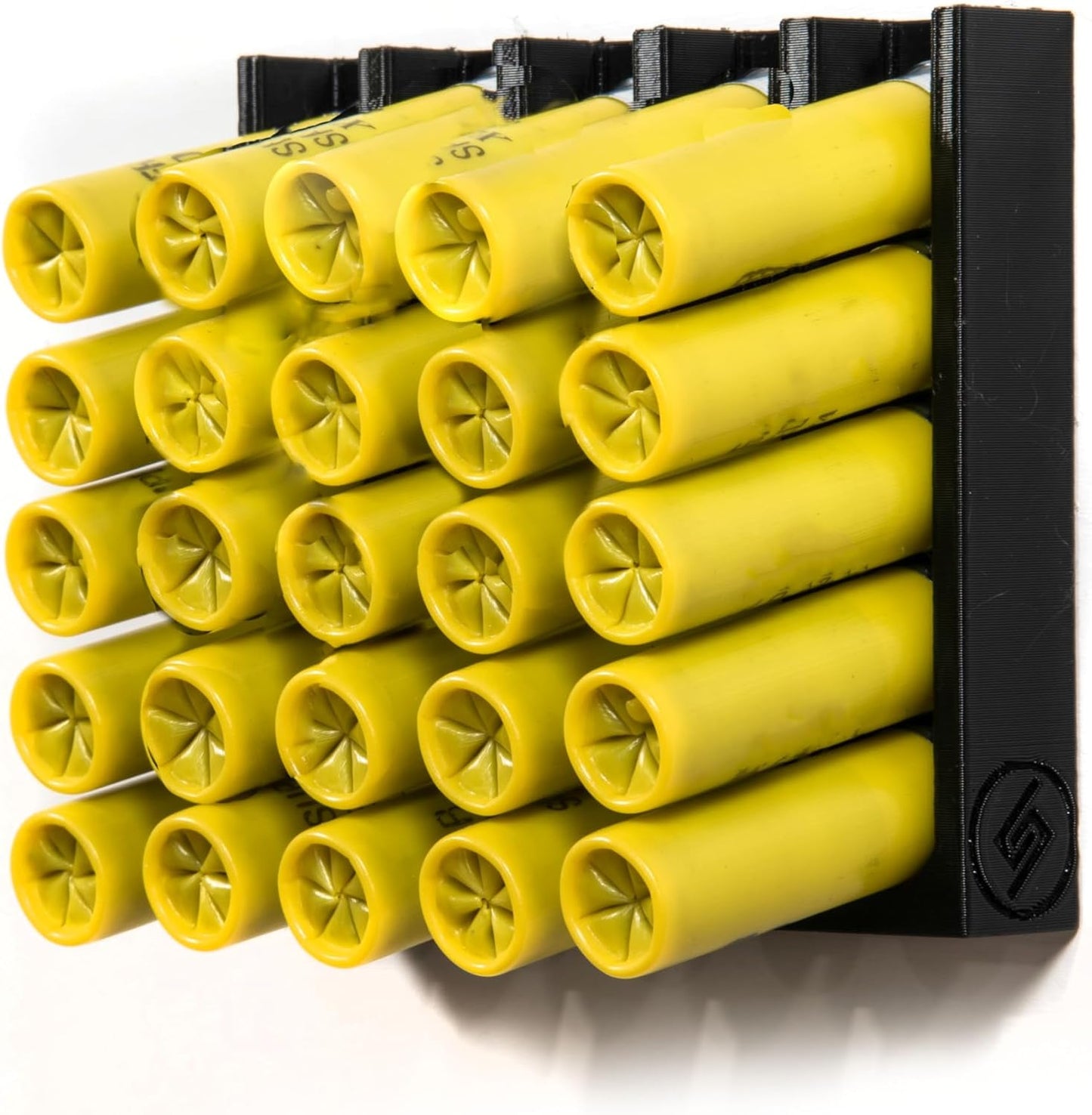 Spartan Mounts Shotgun Shell Storage Solution | Safe Gun Room Display Storage Organization Man Cave Husband Military Police Home Self Defense 12 20 410 Gauge