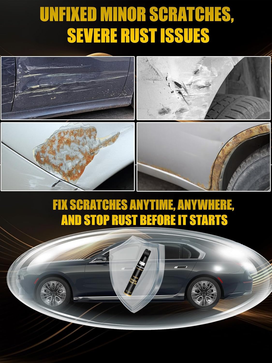 Pearl White Tricoat(QAB) Touch Up Paint Compatible with Nissan, Exact Match Car Paint Pen Automotive Scratch Repair Remover Kit Quick & Easy Solution for Vehile Chips and Nicks