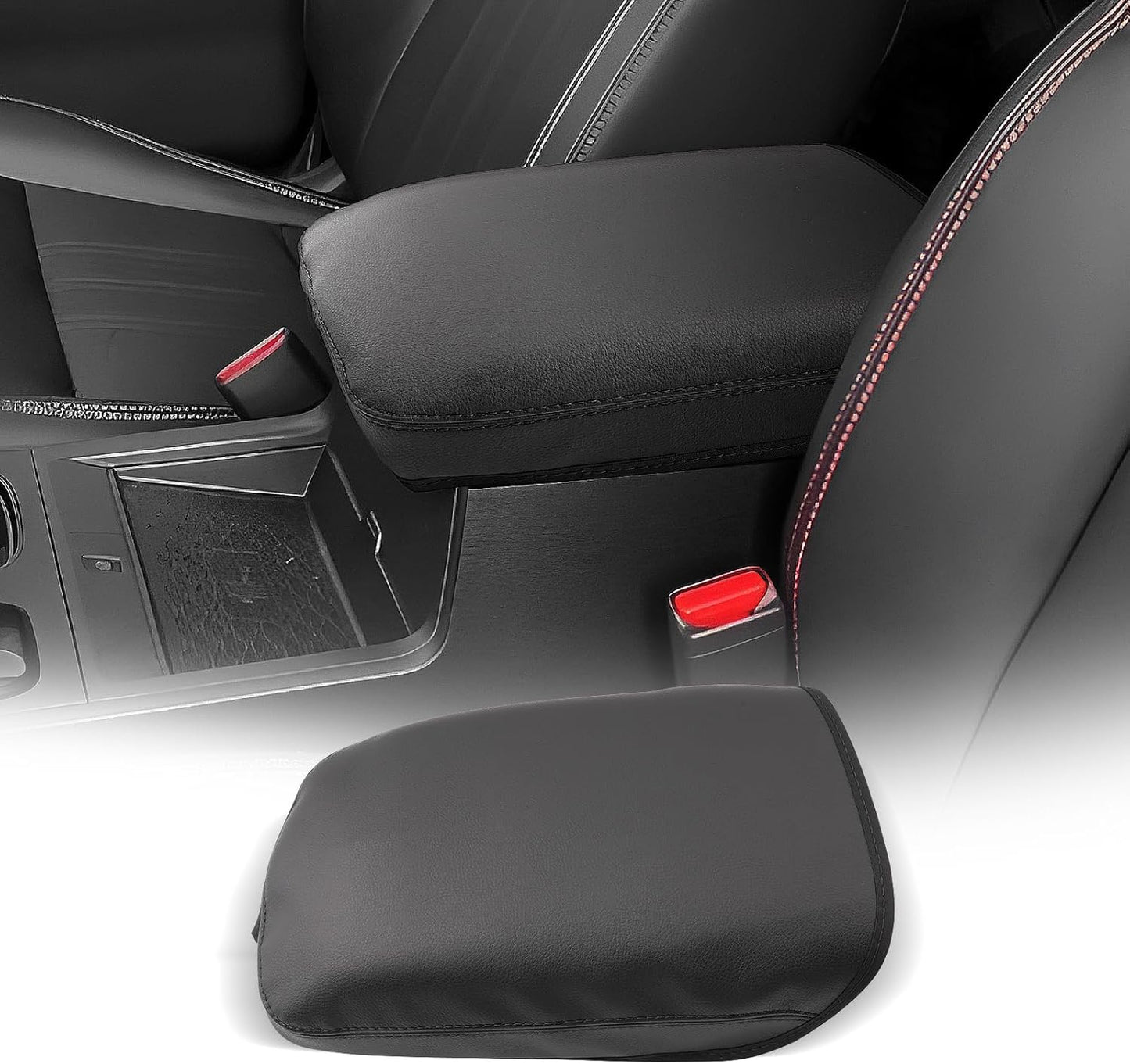 CDEFG for Nissan Frontier 2022-2025 Center Console Cover Armrest Box Cover for Frontier (S, SV, SL, Pro-X, Pro-4X) 2022 2023 2024 2025 Accessories Console Arm Rest Protector