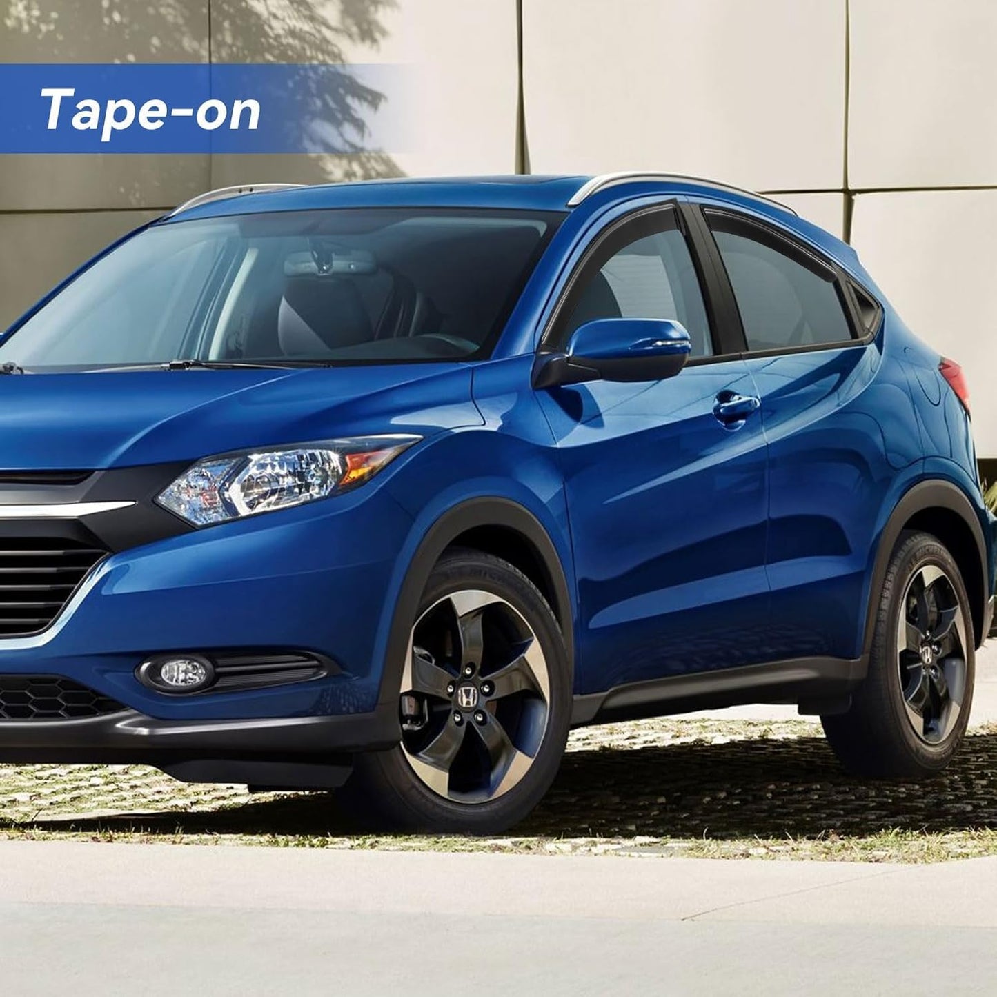 Window Visors Rain Guards for 2016-2022 Honda HRV, Out-Channel Window Vent Wind Deflectors Visors Shades for 16-22 HR-V