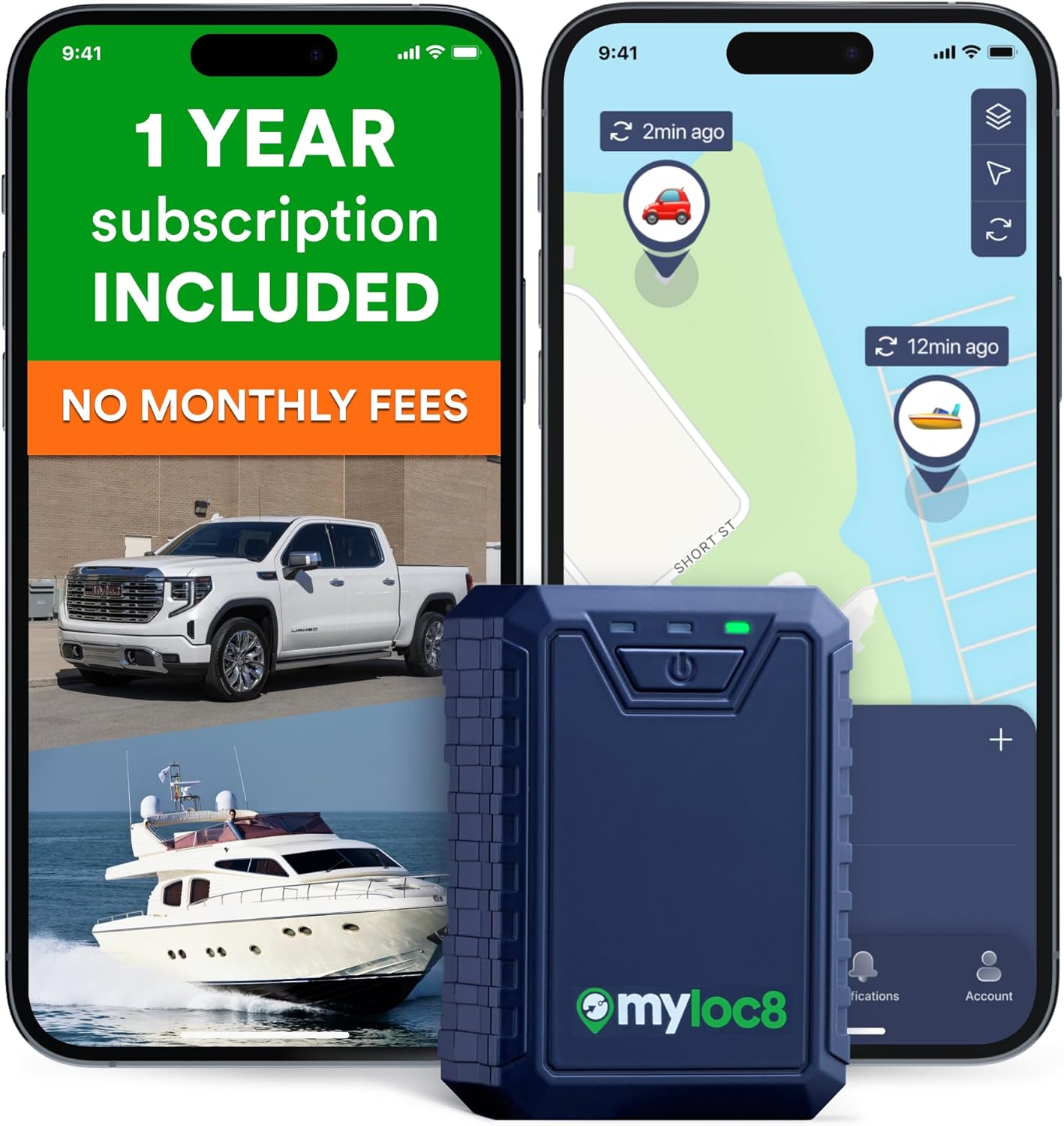 Ultra GPS Tracker for Vehicles – Rugged Waterproof GPS Locator for Cars, Trucks, Hidden Tracking Device, 4G LTE, Real-Time Updates, Long Battery Life (1 Year Subscription incl.)