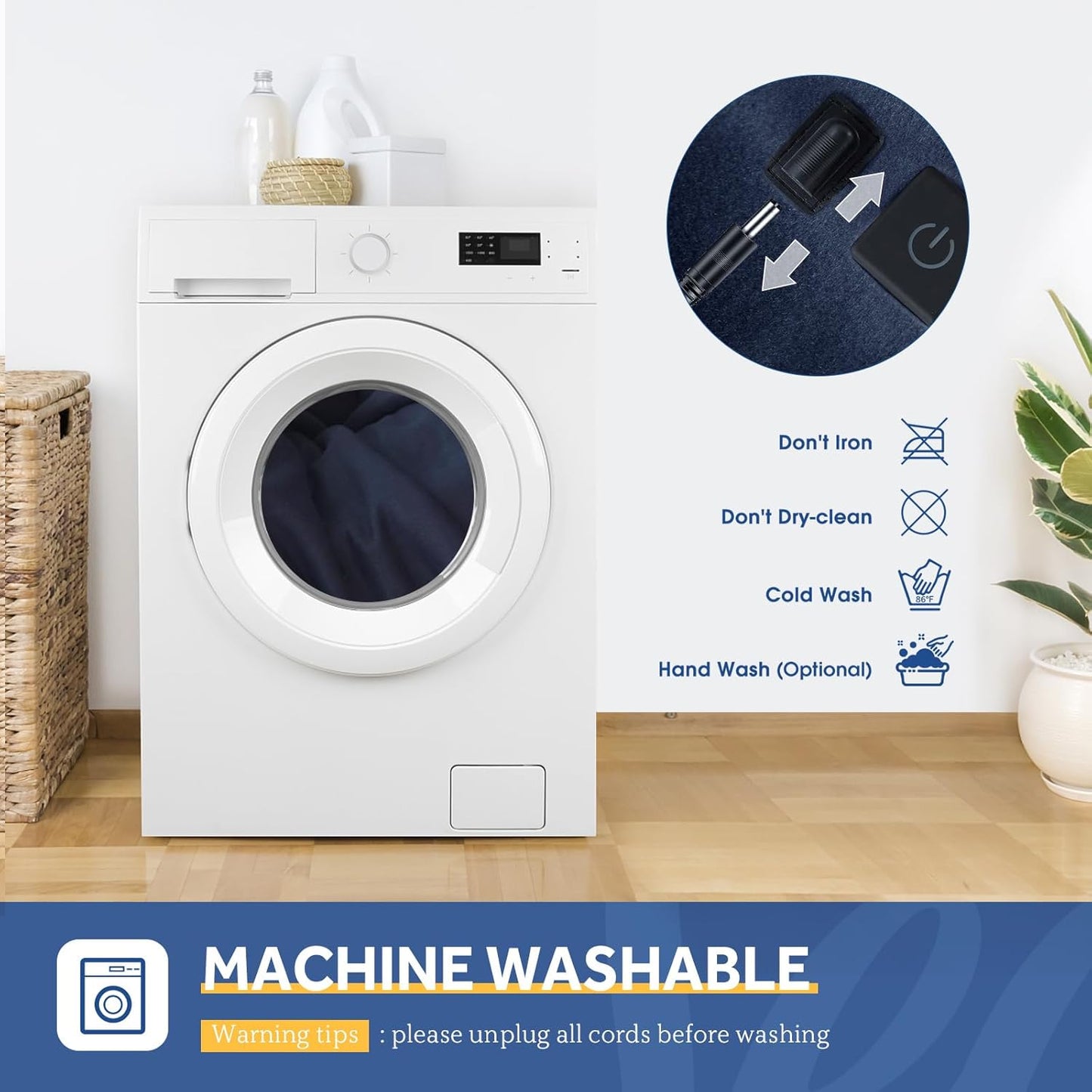 Sealy 12-Volt Heated Car Blanket, Portable Electric Blanket with 3 Heating Levels & 4 Hours Auto Off for Car, Truck, SUV, RV or Camping, Machine Washable, 59" X 43", Charcoal