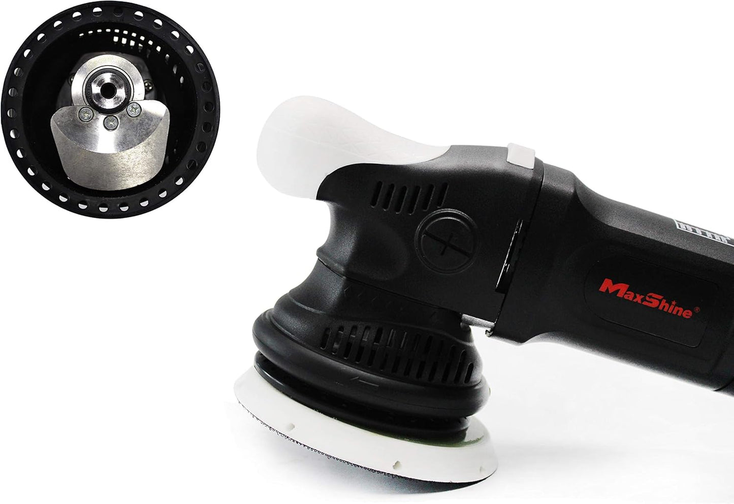 Maxshine M15 Pro Dual Action Polisher | 15mm Throw, 5" Backing Plate, 1000W, Black | Variable Speed, Ergonomic Grip, Low Vibration | For Car Detailing and Paint Correction