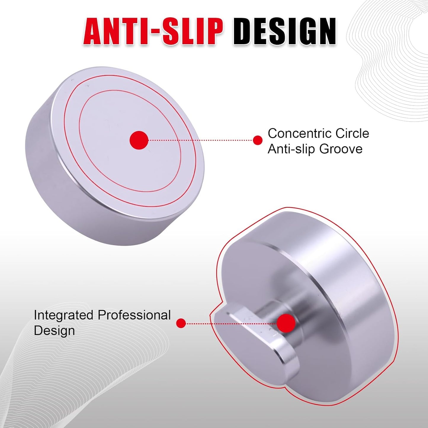 C8 Jacking Lift Pad Puck Billet Aluminum 4 Packs Fit for 2020-2025 Corvette C8