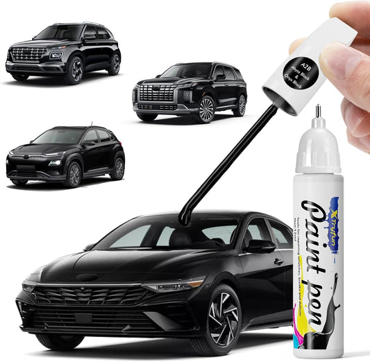 Abyss Black/Onyx Black (A2B) Touch Up Paint Compatible with Hyundai, DIY Car Paint Scratch Repair, Automotive Paints, Quick & Easy Fix Scratch Repair for Elantra/Palisade/Kona/Sonata/Venue