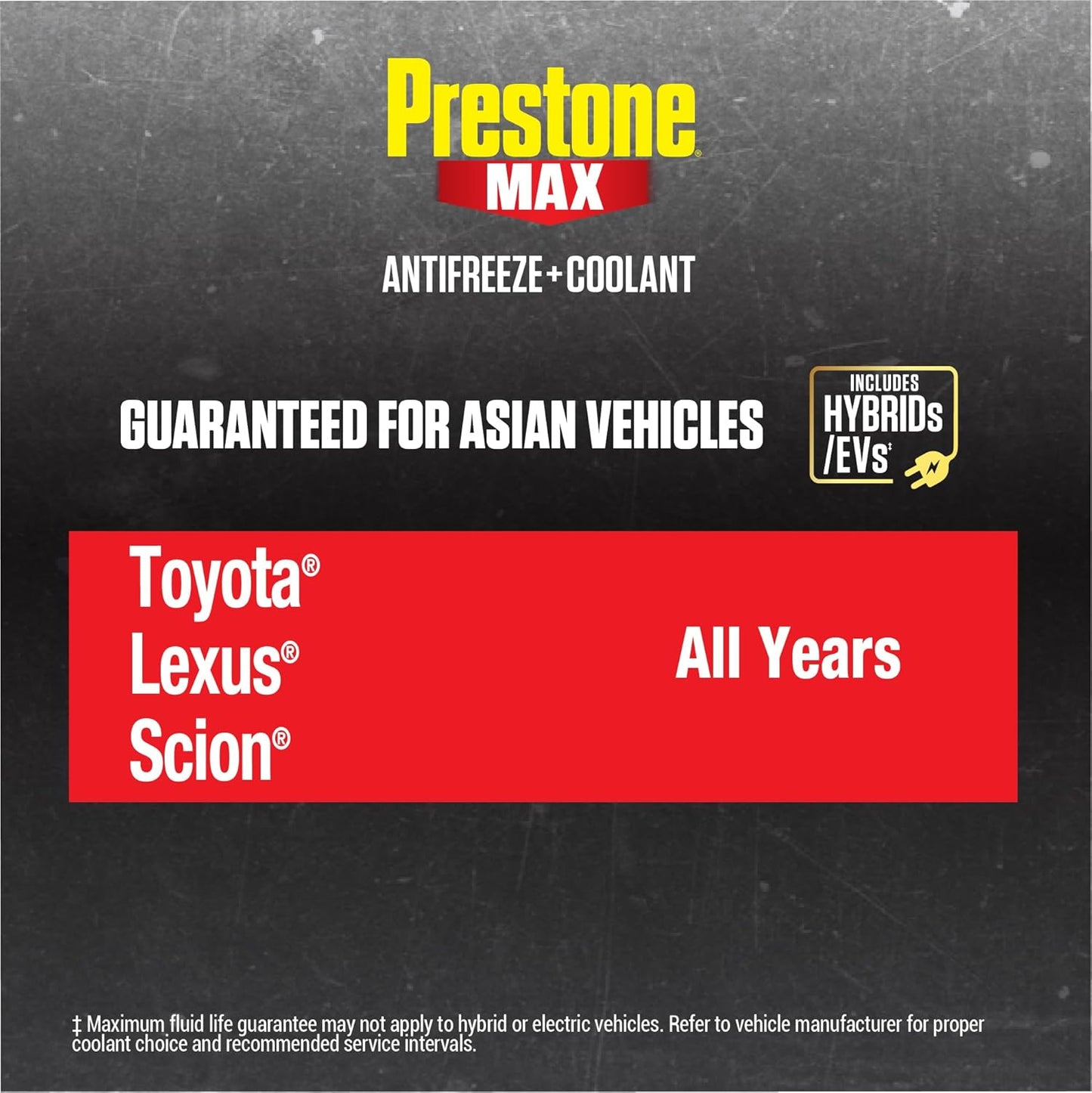 Prestone MAX Asian Red 50/50 Antifreeze Automotive Coolant, Pack of One