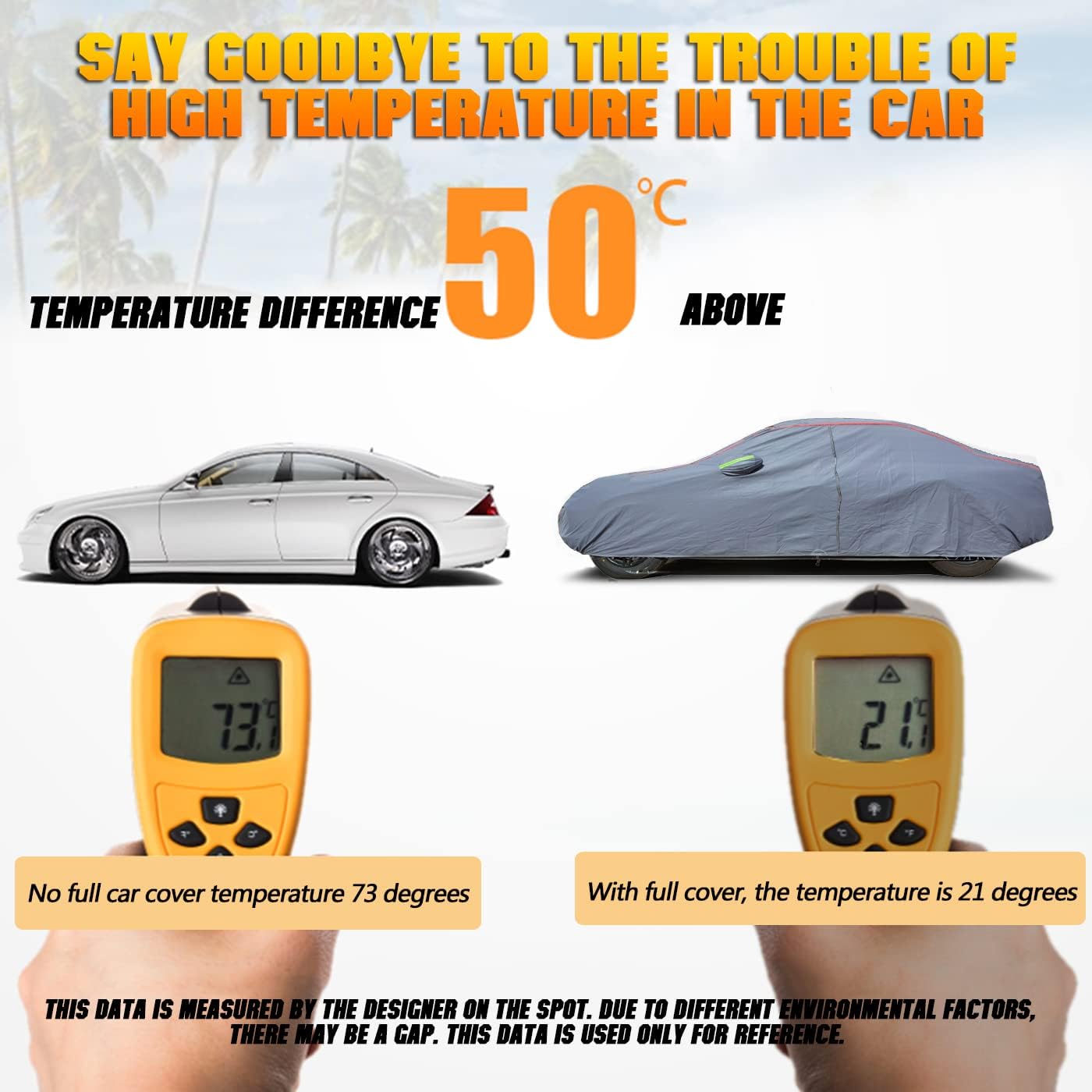 Breathable New Material, Waterproof Car Cover, Locks and Zipper Doors, Sunscreen Waterproof UV Prevention Snowproof Wind and Windproof,Suitable for Indoor Outdoor,for SUV (205"-216") C14