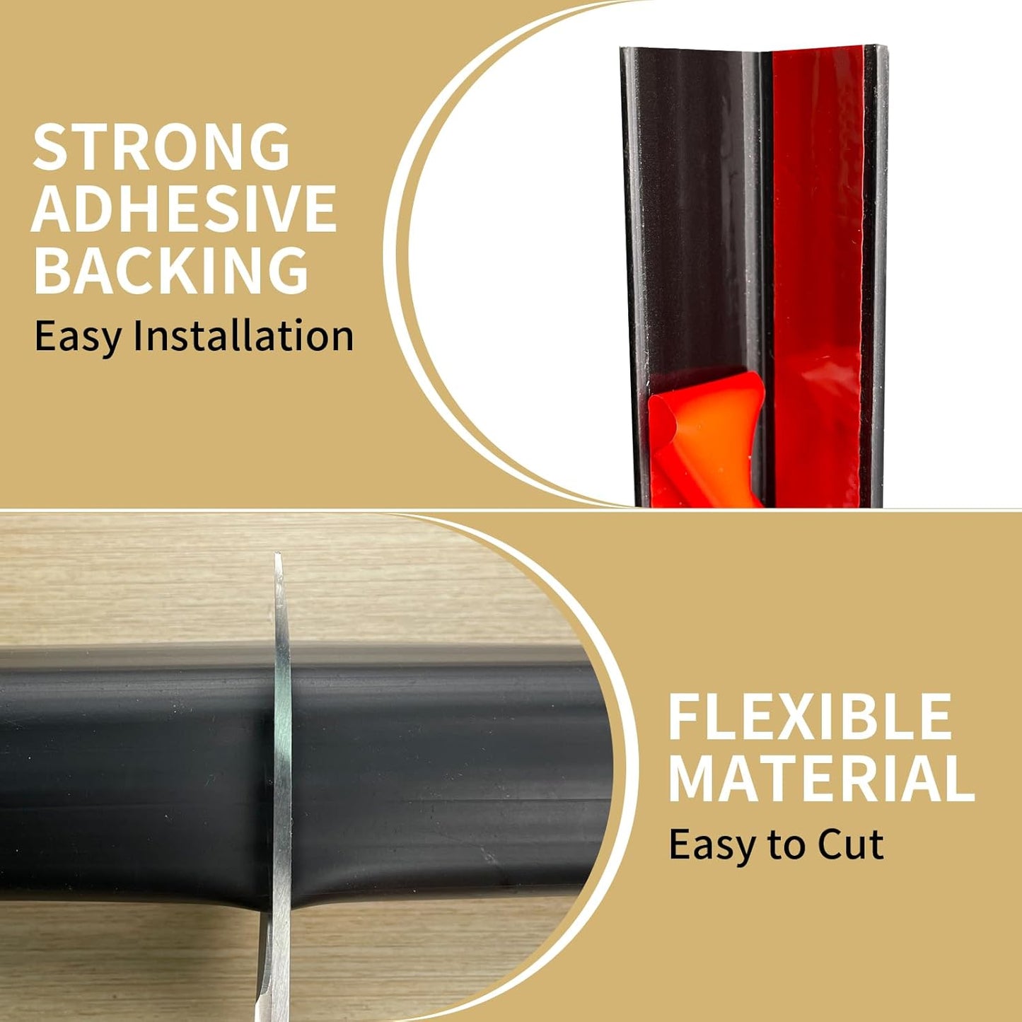 Wall Corner Edge Protector - 1x1x36 inch Baby Proofing Corner Guards, Self-Adhesive Furniture Edge Strips, for Home, Kindergarten, Office, 5 Pack (36" L x 2" W x 2" H, Gray, 5)