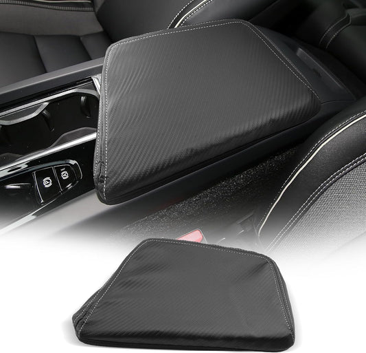 CDEFG for Volvo XC60 2018-2025 Center Console Cover Armrest Box Cover for XC60 (Core, Plus, Ultra) 2020 2021 2022 2023 2024 2025 Accessories Console Arm Rest Protector