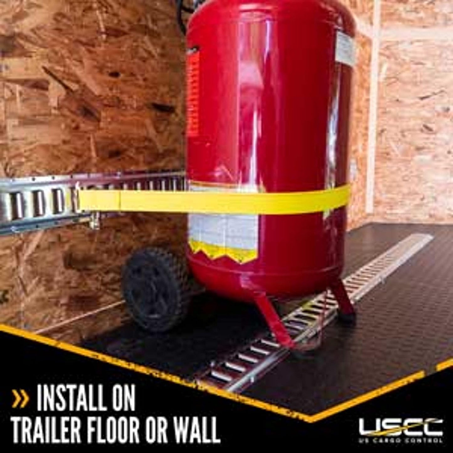 US Cargo Control E Track, Made in USA, 12 Gauge Steel 5 FT Galvanized E Track Rail (100-Pack) Horizontal ETrack Rails for Trailers, Garages, Cargo Vans, 6,000 Pounds Break Strength Per E-Track Slot