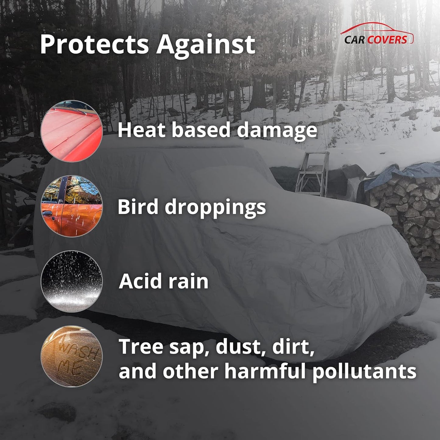 Car Covers Weatherproof Max Car Cover & Warranty Compatible with Porsche 1978-1983 911S Series L, M, A, B, C, D – Outdoor Cover Theft Cable Lock Car Accessories Better Than Waterproof