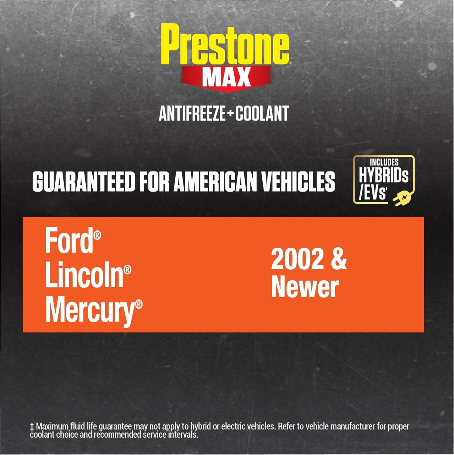 Prestone AF6800 MAX Original Equipment Antifreeze and Coolant: American Orange, 50/50 RTU, 1 Gallon, Pack of 6