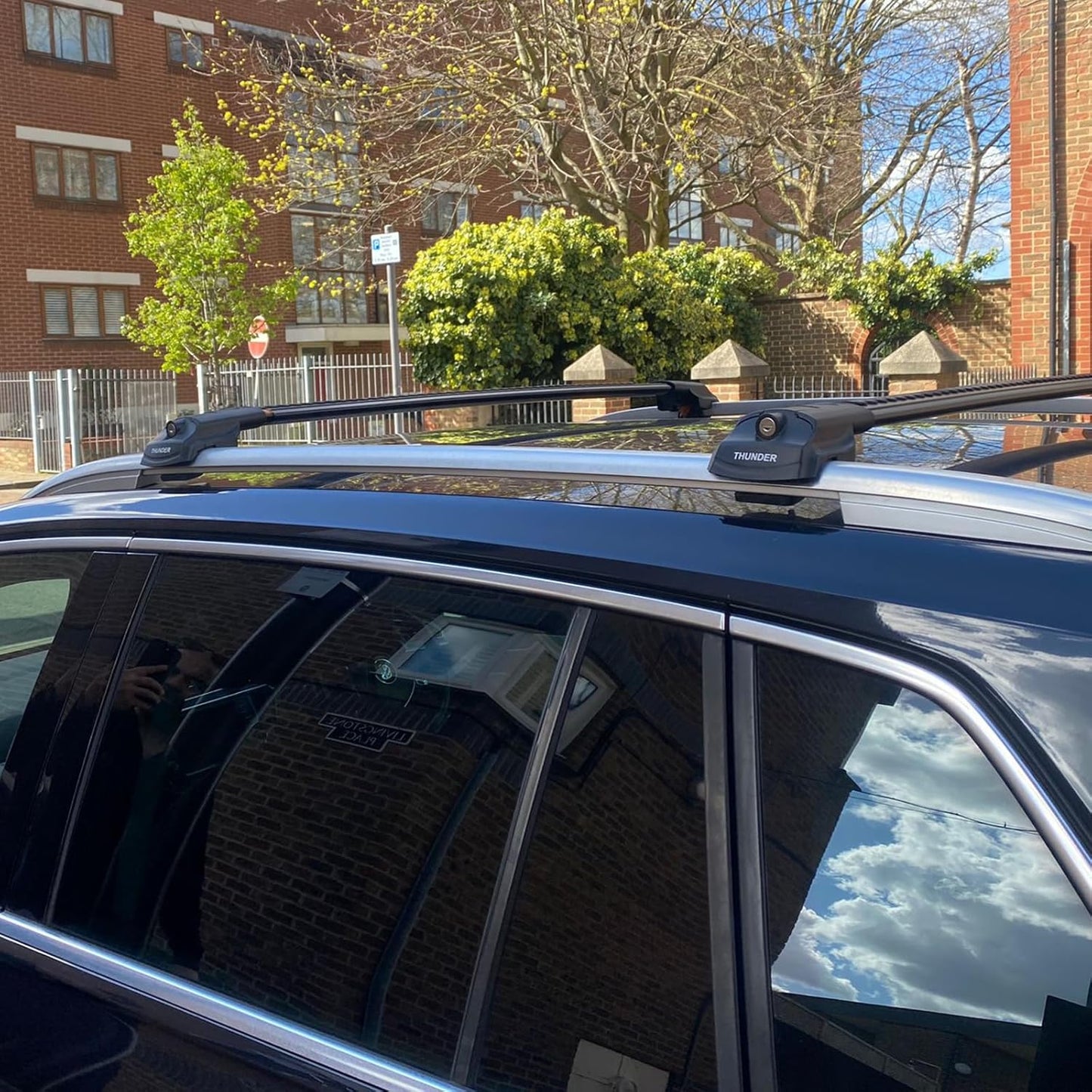 Roof Racks Cross Bars for Subaru Outback Wilderness 2024 2025 Cargo Carrier Bars Lockable Available in Black or Gray (Black)