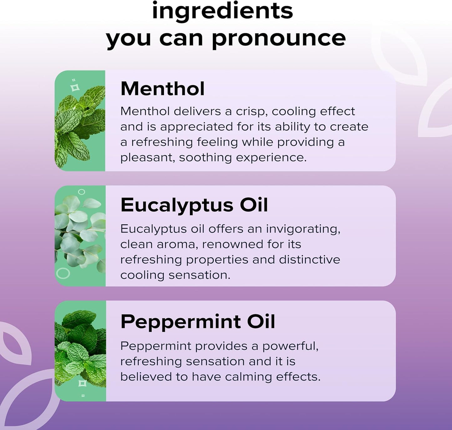 BoomBoom Nasal Stick | Vapor Flow Technology | Cool Refreshing Sensation | Natural Mood Boost | Simple Ingredients | Essential Oils + Menthol Inhaler (Lavender)