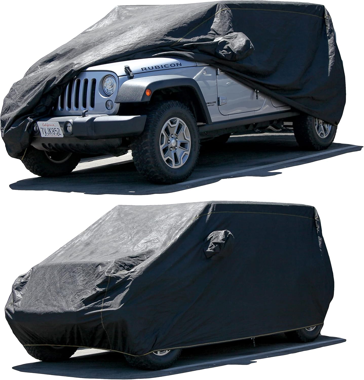 All Weather Waterproof car Cover Good for rain Snow uv Protection dust Compact SUV Grand Cherokee Santa FE RAV4 CR-V Q5 XT4 Equinox Envision Black