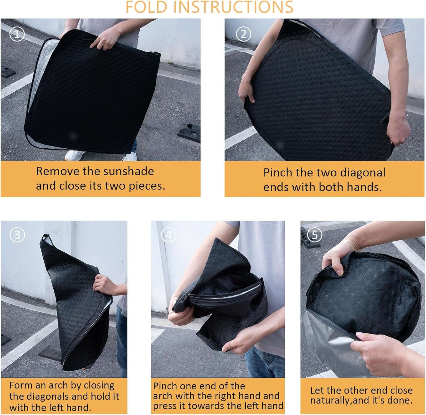 5 Layers Thick Car Windshield Sun Shade for Ford Explorer SUV 2020-2024 2025 - Front Window Sunshade Sun Visor Accessories - Protector Vehicle Reflect UV Sun and Heat