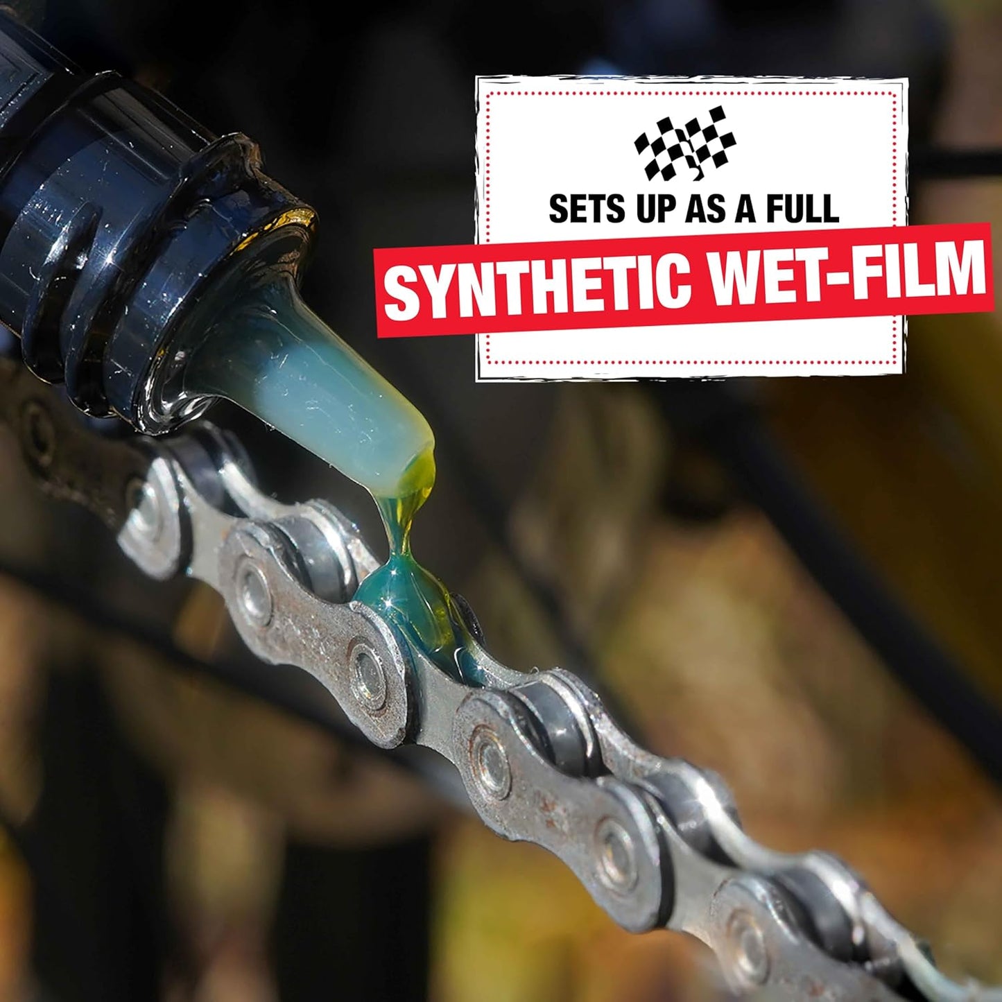 Finish Line WET Bike Lubricant Squeeze Bottle, 8 oz.