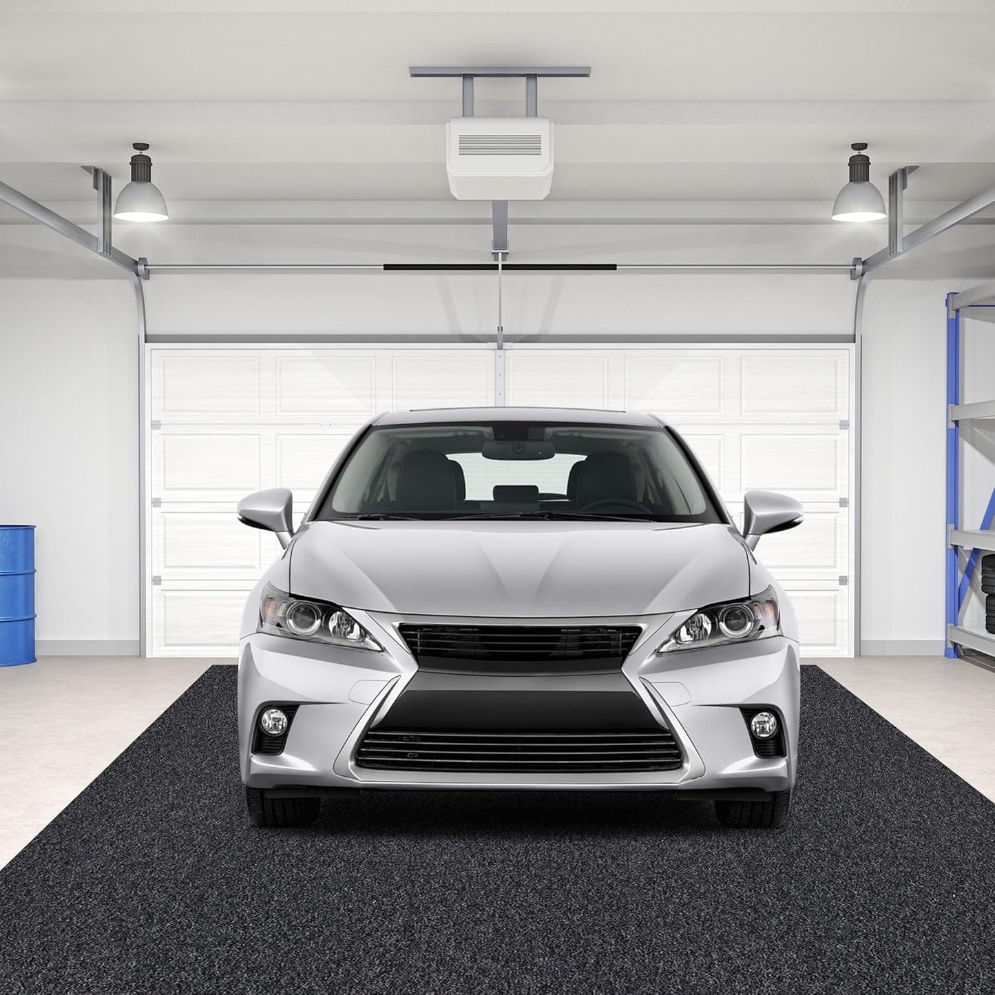 Oil Spill Mat - 20' x 7'4" Absorbent Oil Garage Floor Mat for Under Car - Protect Driveway from Drips, Spills, Stains, Reusable & Durable Garage Floor Protection Mat with Waterproof Backing