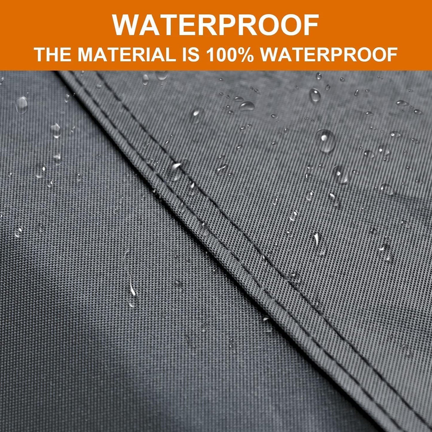 Kayme 7 Layers Heavy Duty SUV Car Cover Waterproof All Weather, Full Exterior Cover Outdoor Snow Sun Uv Protection with Zipper for Automobiles, Universal Fit for SUV Jeep (Up to 181 inch)