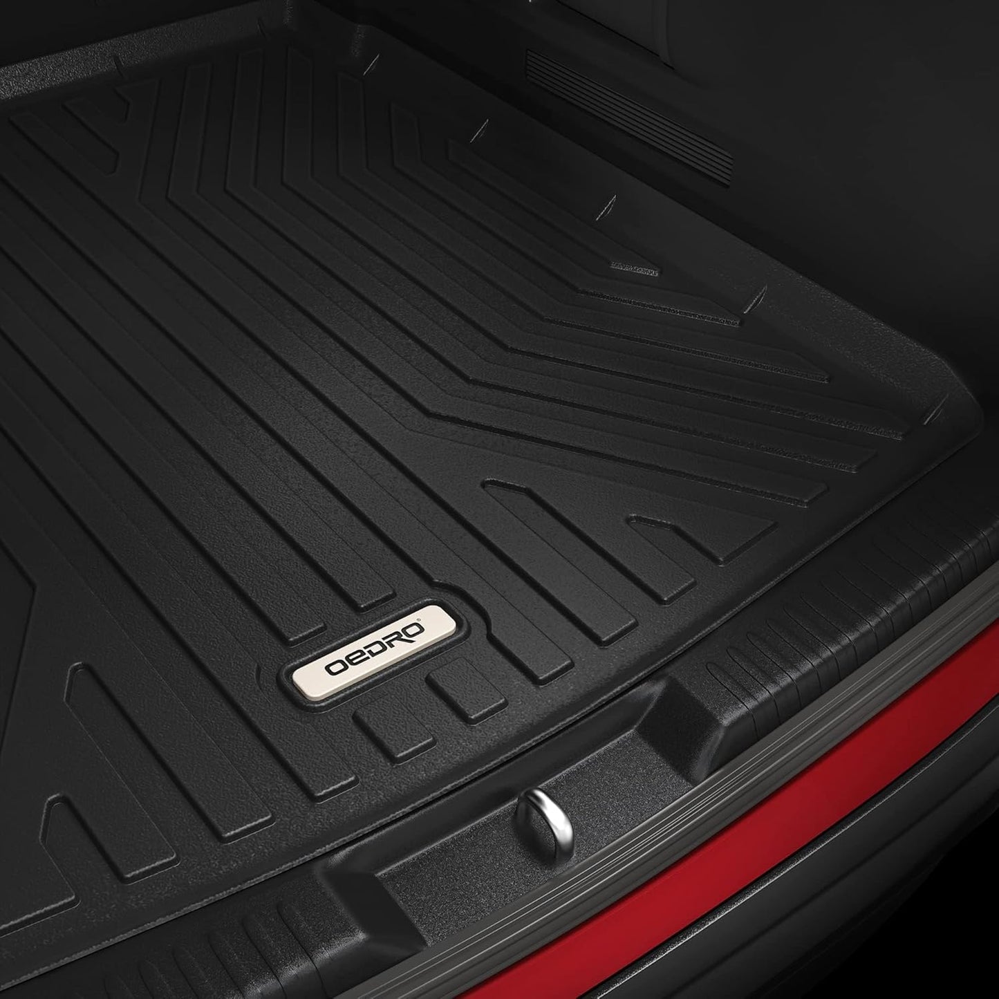 OEDRO Cargo Trunk Liner Floor Mat Fit for 2017-2025 Mazda CX-5, Black TPE All Weather Guard Heavy-Duty CX-5 Cargo Mat
