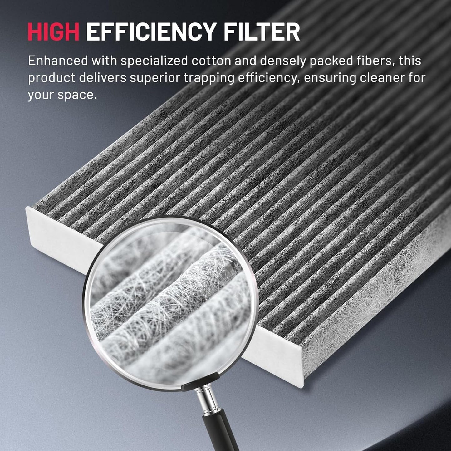 BDFHYK CF10139 Cabin Air Filter with Activated Carbon Compatible with Toyota Echo 2000-2005, RAV4 2001-2005, Compatible with Scion tC 2005-2010, xA/xB 2004-2006, Replace# 88568-52010