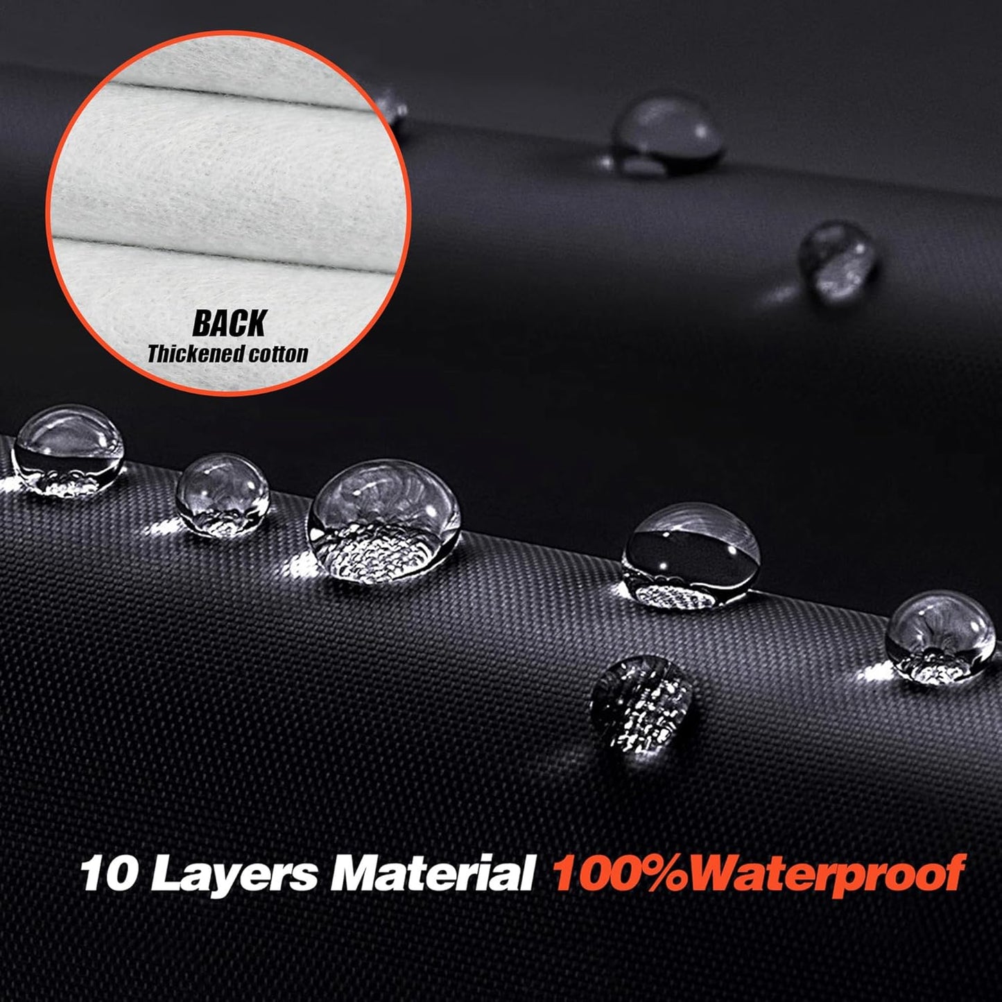 Chevrolet Equinox Car Cover 100% Waterproof All Weather, Gift with Towel, 10 Layers SUV Car Cover Custom Fit 2005-2025 Chevry Equinox, Full Exterior Covers Rain Sun UV Protection with Door Zipper.