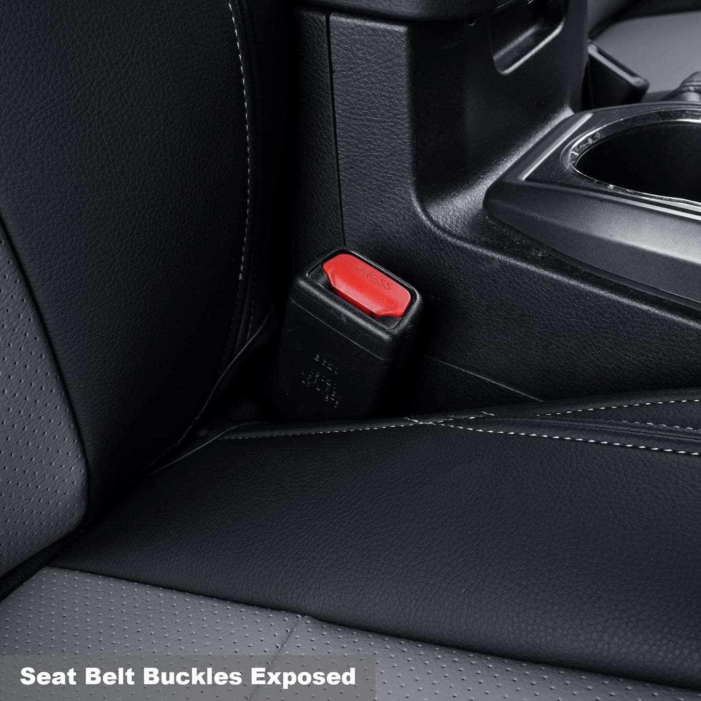 LUCKYMAN CLUB 2 Front Tacoma Seat Covers Custom Fit 2016-2023 Tacoma Crew Cab and Extended Cab (Gray 2 pcs)