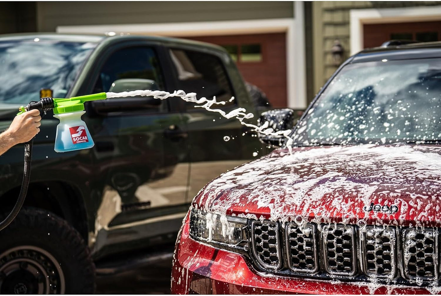 SOCAR Wash N Wax Car Wash Soap - 5 Gal., pH Neutral, Carnauba Wax, Model# SCO-WNW-5