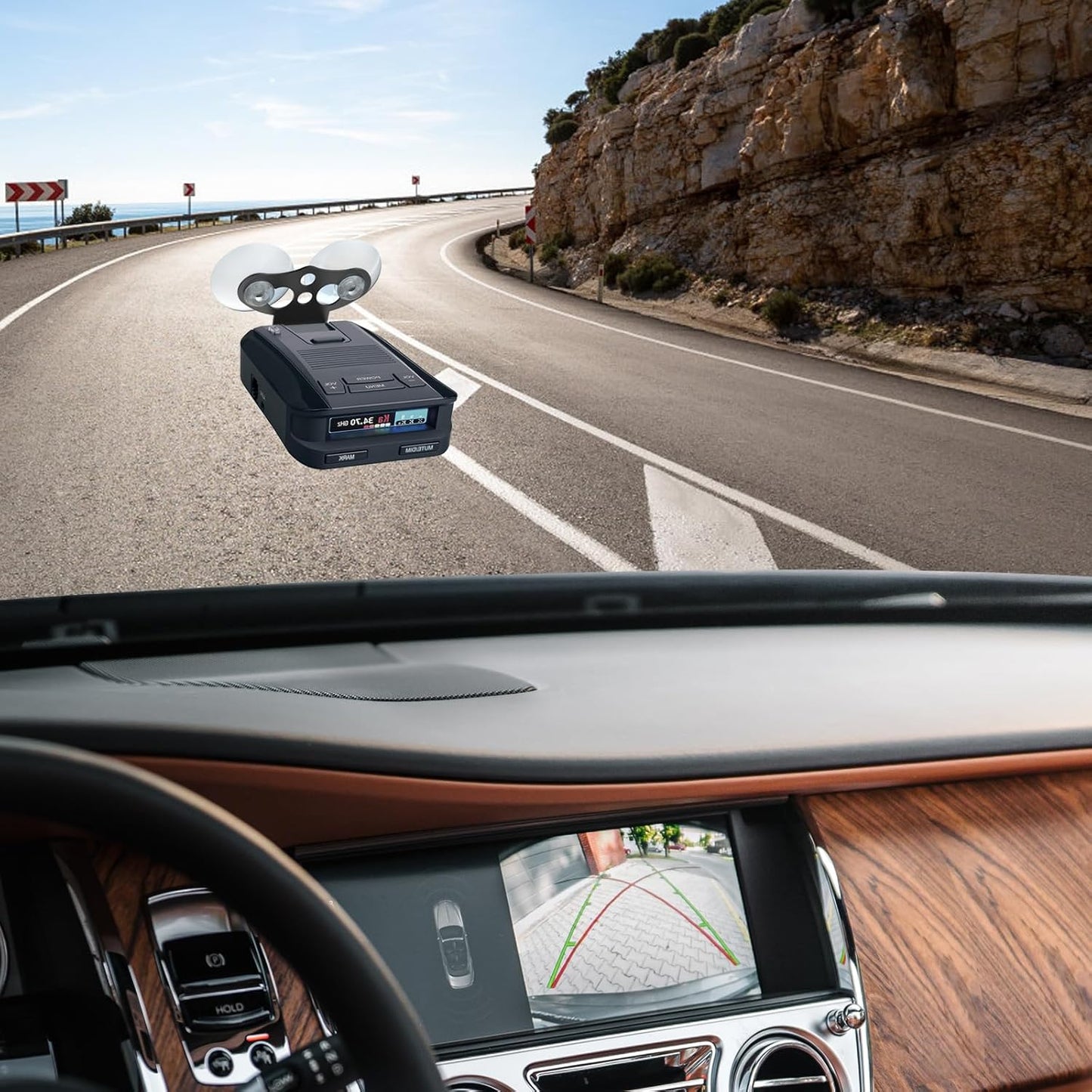 Radar Detector Mount,Car Radar Mounting Bracket Suction Cup Holder,Windshield and Dashboard Radar Detector Suction Mount,for Cobra Escort Beltronics,Easy to Install