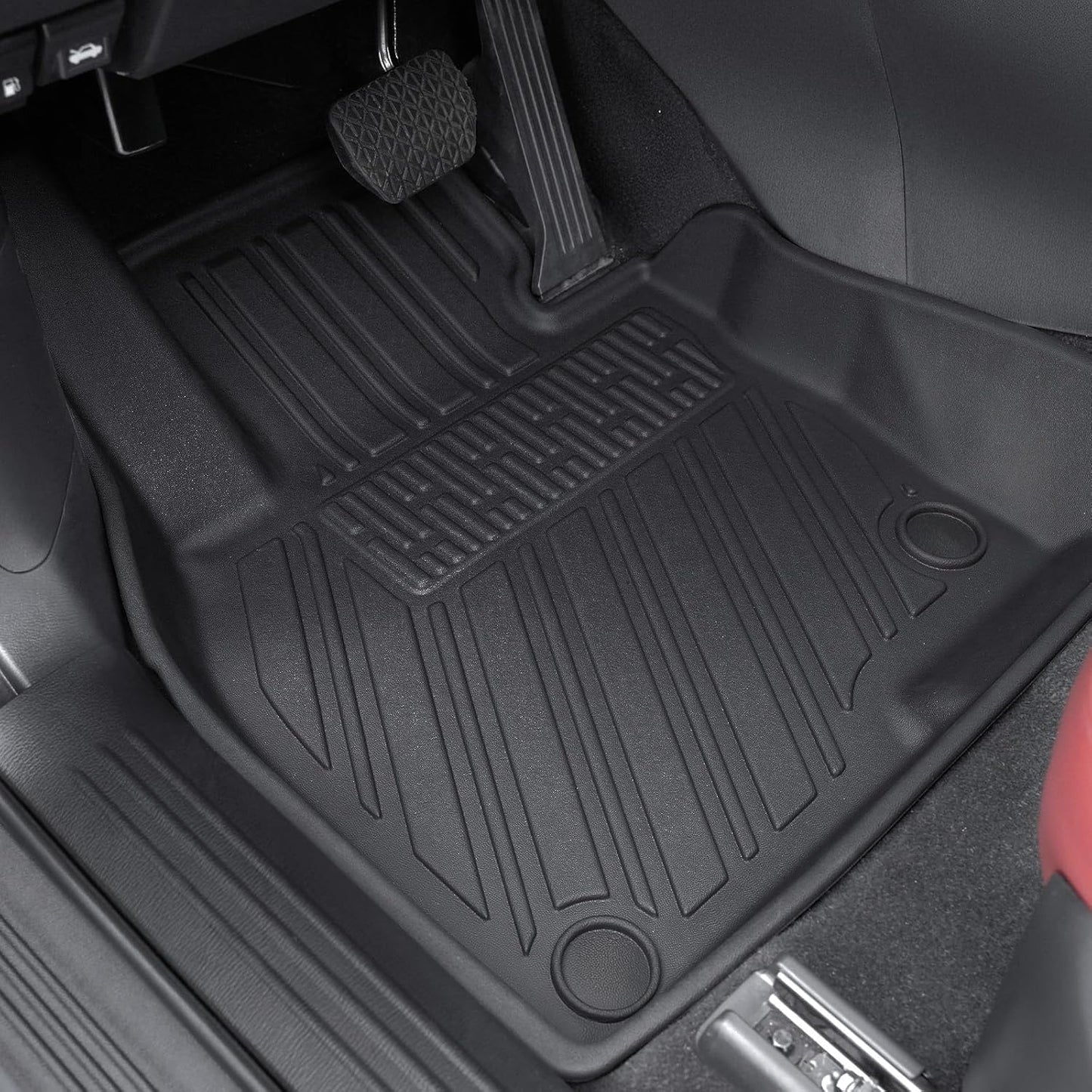 Floor Mats Set for Mazda CX-5 2017-2024 2025 Accessories, Full Coverage All Weather Floor Mats Cargo Mat with Backrest Protectors & Door Sill Guards