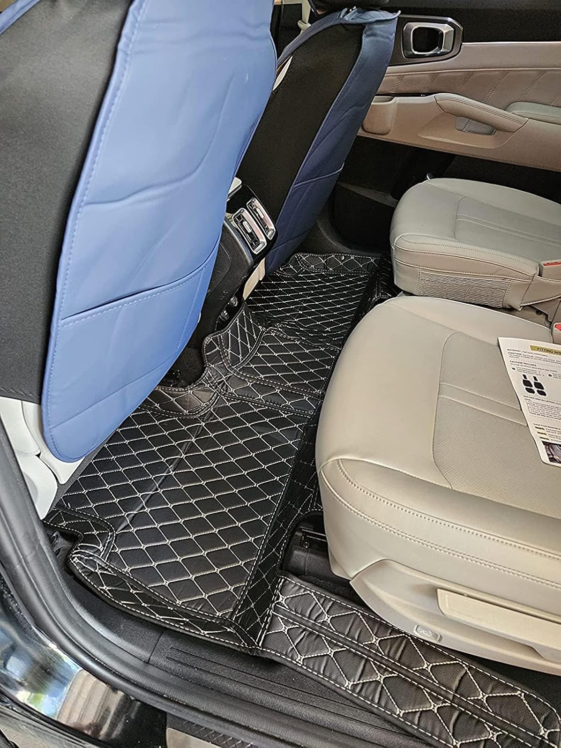 Custom Car Floor Mat Compatible with BMW Mercedes-Benz Toyota Cadillac Lexus Honda Infiniti Nissan Hyundai Kia Audi All Models Cars Sedans SUVs Automotive Mats (All red)